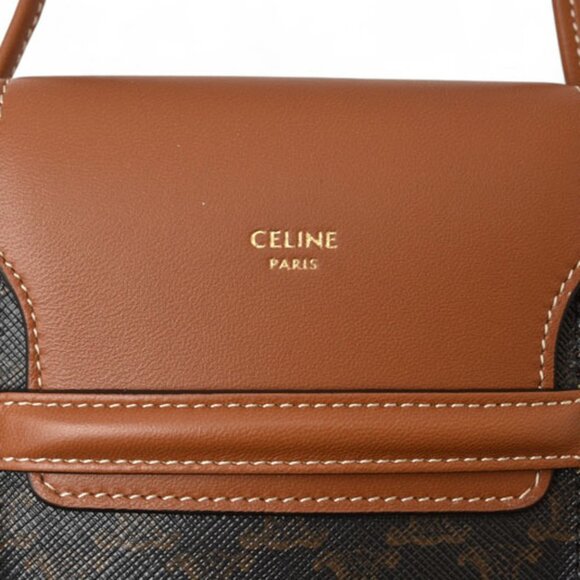 CELINE Brown 2C Shoulder Bag - Picture 4 of 11